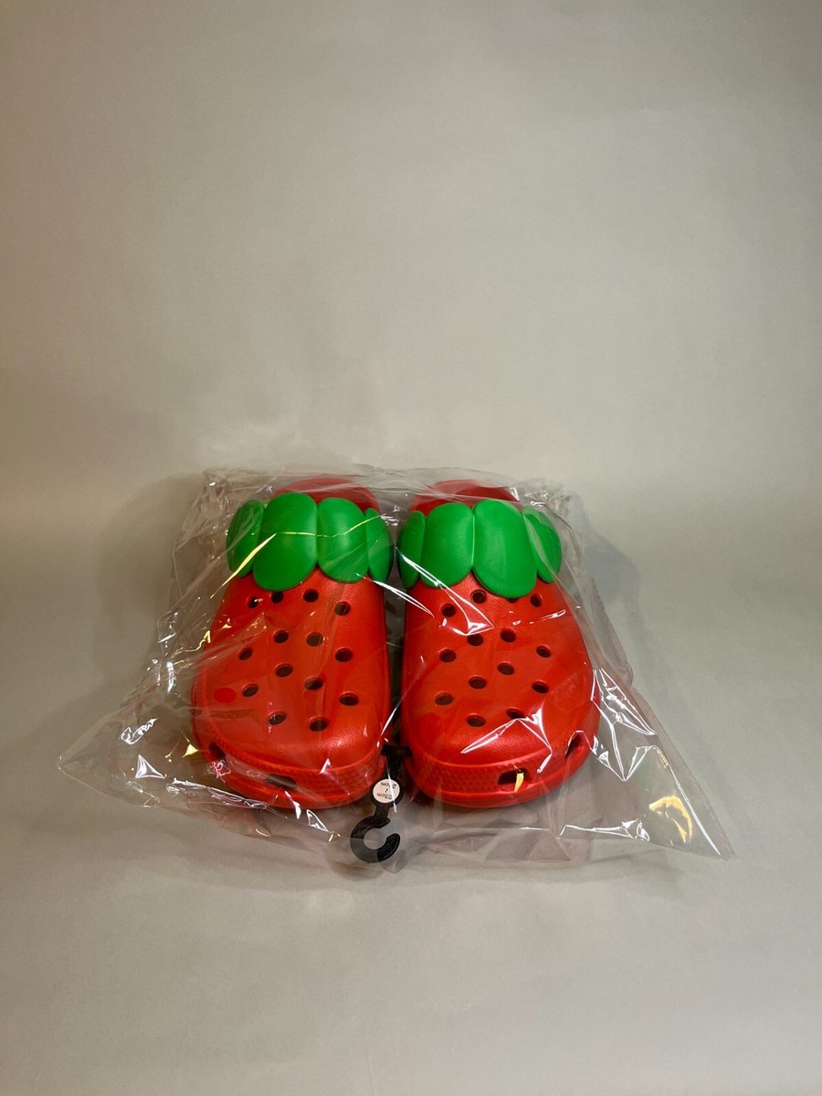 Strawberry sandals Pink W size kawaii crocs replica Slippers