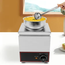 150W Electric Cheese Sauce Warmer Dispenser Stainless Steel Hot Fudge Heater NEW