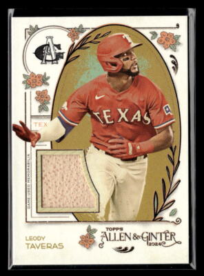 Leody Tavares - 2024 Topps Allen & Ginter Full Size Bat Relic #AGR-LT Rangers