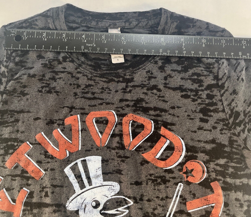 Fleetwood Mac Tour Shirt Say You Will 2014 Black Short Sleeve Burnout Tee SM - Picture 8 of 12