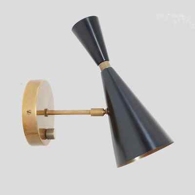 Mid Century Messing Wandleuchte LELO Wandleuchte, italienisch Stilnovo inspir...