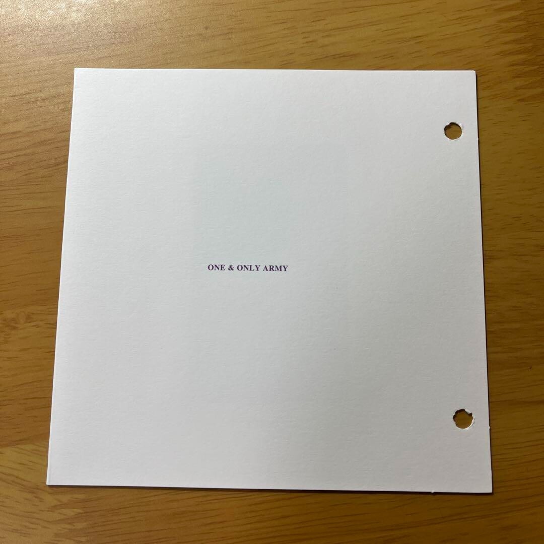 card only】Official BTS memories of 2017 Blu-ray ver. SUGA