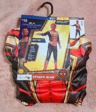 New Spiderman No Way Home Costume Boys M 8-10 Halloween Cosplay Dress-up