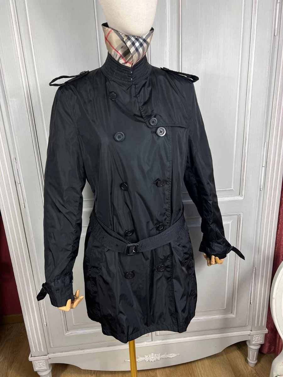 burberry coat novacheck women`s size 12 |