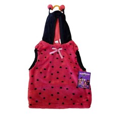 Petables Children's LADYBUG Halloween Dress Up COSTUME Large SOFT HOOD 1pc PLUSH