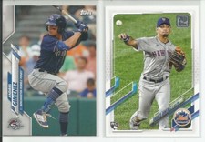 Andres Gimenez - 2020 Topps  Pro Debut(1) & 2021 Series 1(1) - RC - Mets