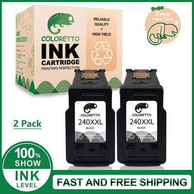 2pk PG-240xl PG-240 XL Black Ink Cartridge for Canon PIXMA MG2120 MG3220 MG4220 | eBay
