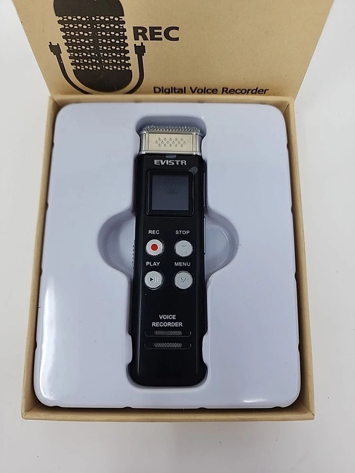 EVISTR 16GB Digital Voice Recorder Voice Activated Recorder with Playback. - Image 2 of 3