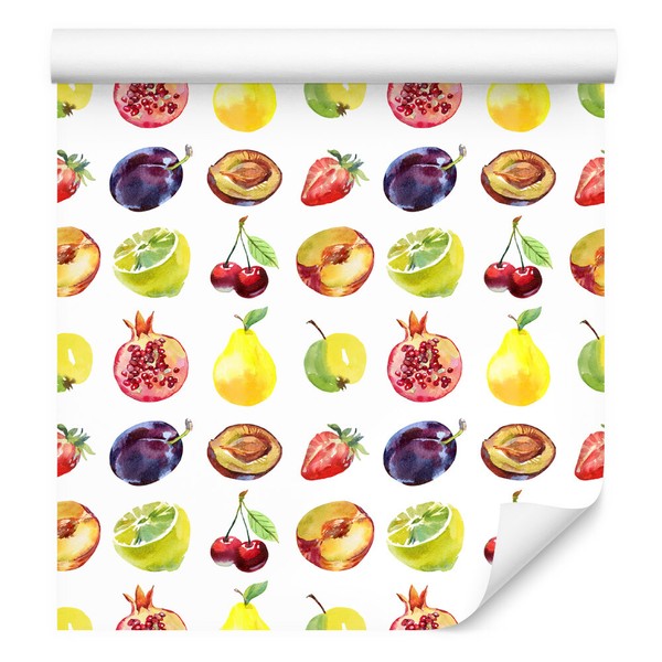 10M Vlies Tapeten Rollen KüChe Obst Limette Birne Pfirsich Apfel Natur Xxl 2169-image