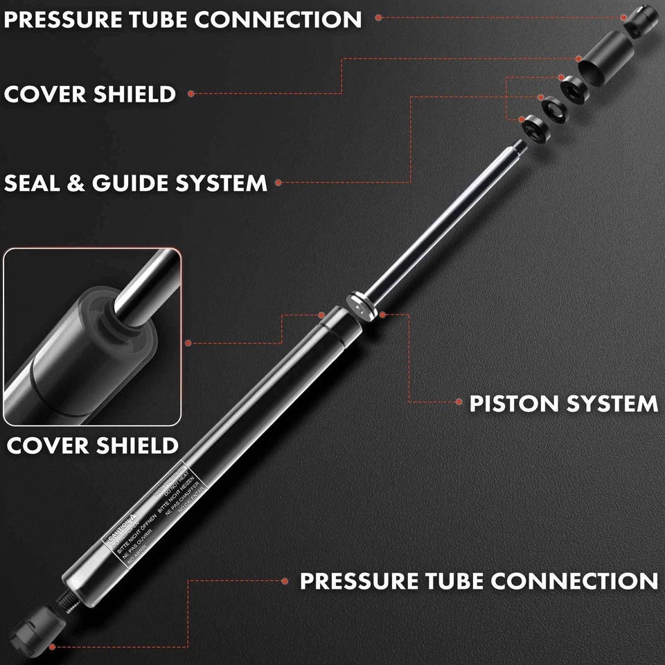 2 piezas soportes de elevación puntales de amortiguador para puerta trasera Kia Sportage 1995-2002 2,0 L Foto 4 de 4