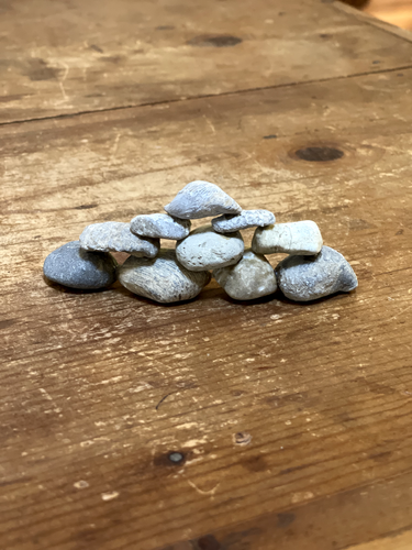 Decoración de tanques de piedra fósil natural hecha a mano - pequeño muro de contención de sustrato - Imagen 3 de 8