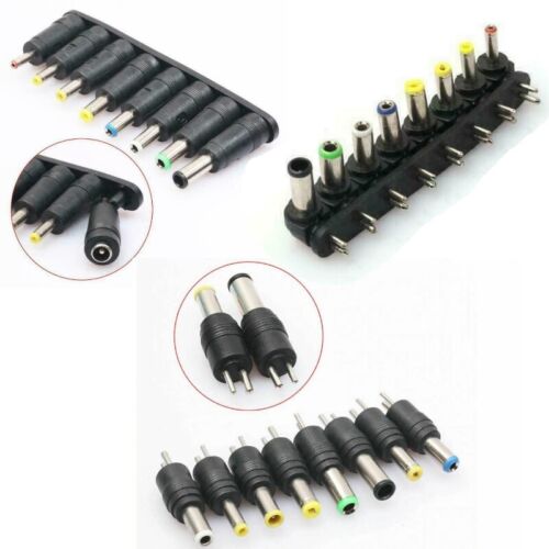  Laptop Charger / Power Supply Jack Adaptor Tips  -  8 Piece Set  -  Many Types - Picture 1 of 7