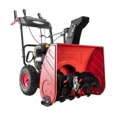 PowerSmart 26 in. 252CC Self Propelled Gas Snow Blower, Two-Stage 120V Electric