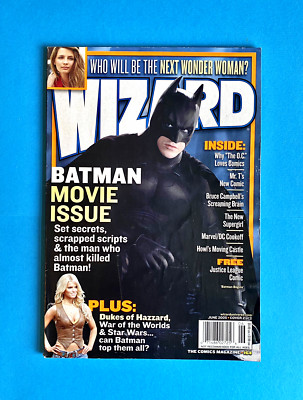 WIZARD #164 THE COMICS MAGAZINE  BATMAN BEGINS MOVIE ISSUE  JUN 2005  V/G