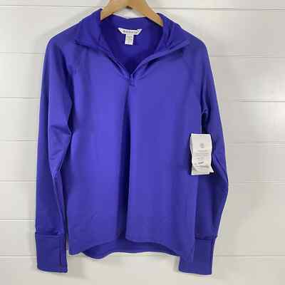 Athleta Womens Whistler Half Zip Pullover sz S Purple NWT Activewear Athleisure
