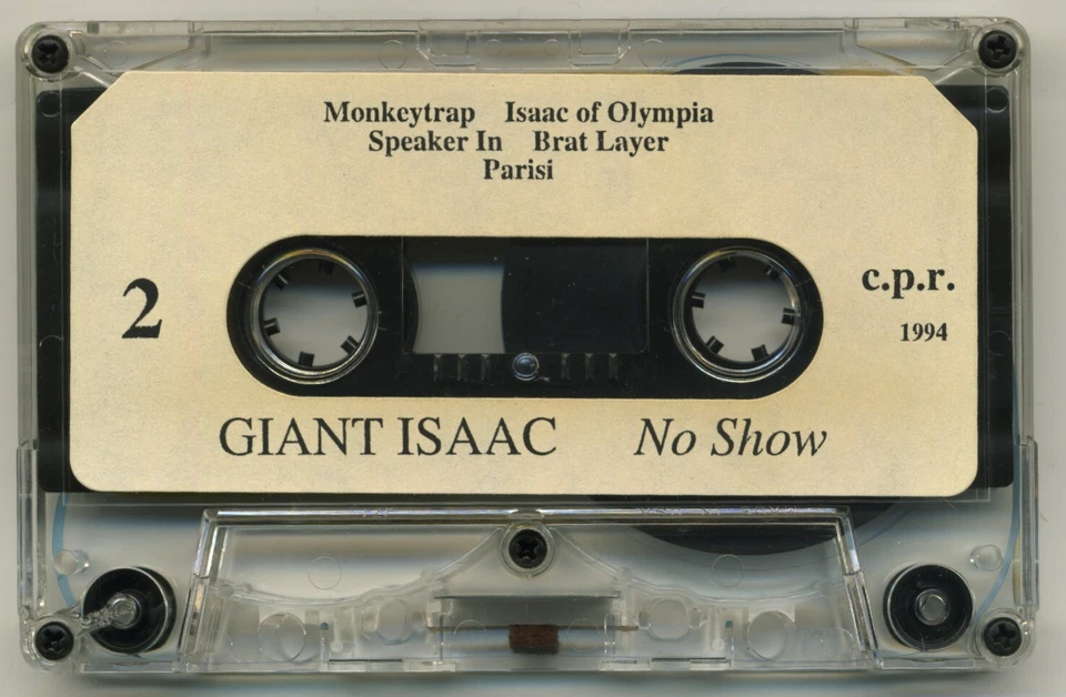 GIANT ISAAC "No Show"; Demo Cassette Tape 1994; Chicago Noise Math Rock - Image 3 of 4