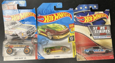 Hot Wheels Chevy Blazer 4X4 El Viento  68 Hemi Barracuda Lot of 3
