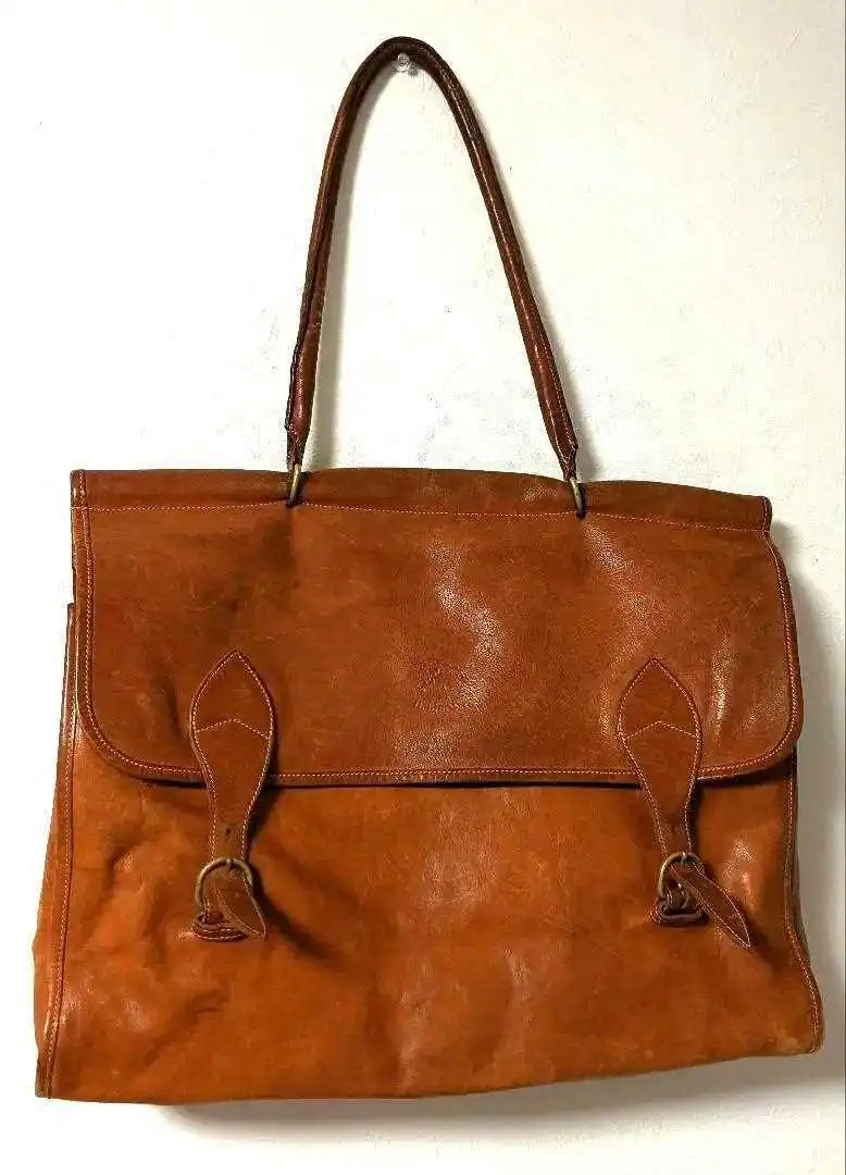 Il Bisonte shoulder bag made in Italy brown genuine leather used