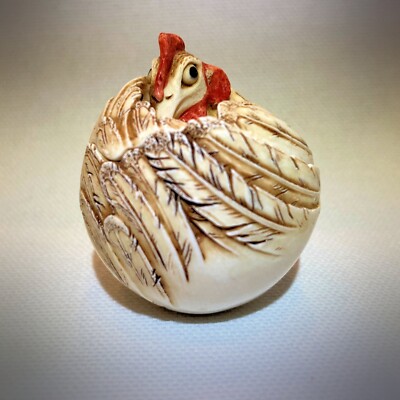 Harmony Kingdom RUSH, Rooster, Named for a Talk Show Host Retired 2001 Roly Poly