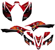 Fits Honda TRX 400 2008 to 2016 graphic kit stickers trx400 2008 to 2016 decals