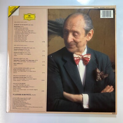 The Studio Recordings LP Record Vinyl Vladimir Horowitz Liszt DG