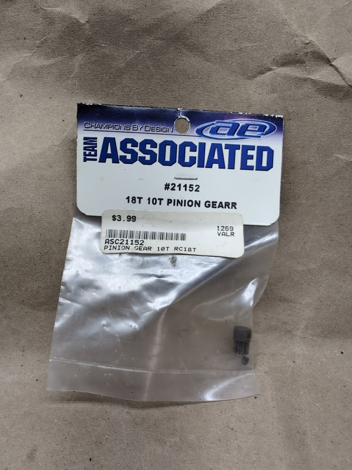 Team Associated 21152 - Pinion Gear 10 Tooth RC18T - New!!