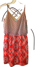 Sale! Speechless Size Small Sleeveless Dress  Pleated Skirt Latticework Back