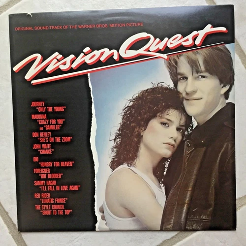 VISION QUEST Soundtrack EX/EX Vinyl LP Original US 1984 Madonna DIO Journey
