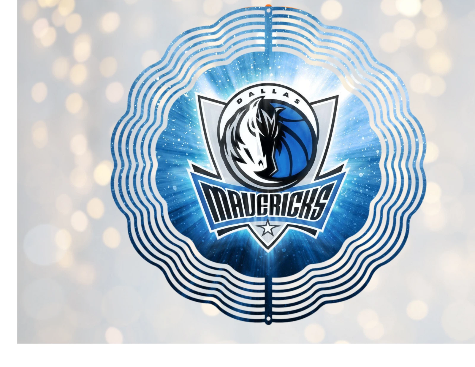 Dallas Mavericks Round Wind Spinner