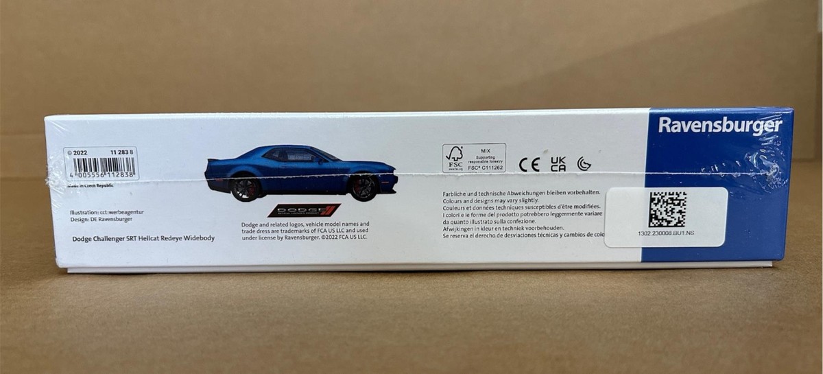 Ravensburger Official Dodge Challenger SRT Hellcat Redeye Widebody