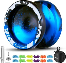 "Metal Yoyo for Kids Adults Responsive Unresponsive Dual Purpose with Strings "
