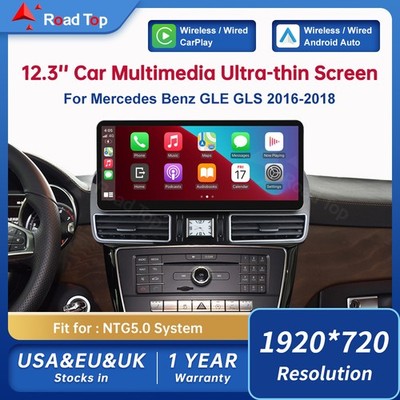 CarPlay Touch screen Multimedia Linux For Mercedes Benz GLE GLS 2016-2018 NTG5.0