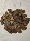 Lincoln Wheat Pennies Teens Thru 50's Copper Lot Of 250
