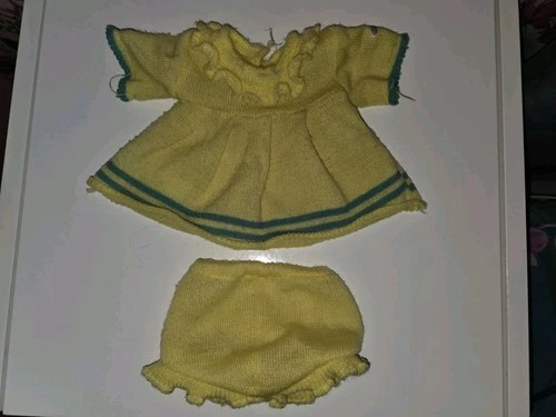 Vintage Jesmar TLC Cabbage Patch Kid  Knit Dress.