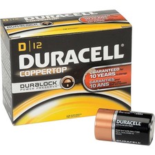 Coppertop D Batteries W/ Duralock Power Preserve Lot of 12