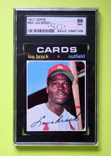 Lou Brock #625 1971 Topps card
