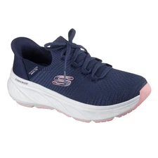 Skechers Women's Hands Free Swift Fit Stretch Knit Sneaker Size 6 Navy