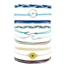 Friendship String Bracelets for Women Adjustable Ankle Bracelets for Women - 01