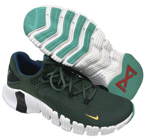 Nike Free Metcon 4 Shoes Mens Size 11 Green Training Sneakers Gym CrossFit Nike Free Metcon 4 Cargo Khaki Safety Orange CT3886-301  main image 4