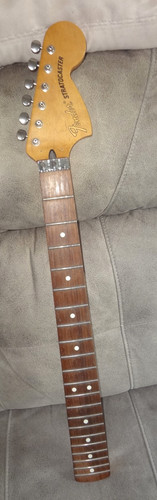 FENDER STRAT ELECTRIC GUITAR NECK, FLOYD ROSE Locking Nut,  w/ tuners, MIM 1998