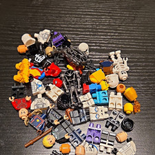 LEGO Minifigure Parts Bulk Lot Mixed Heads Torsos Legs Waepons