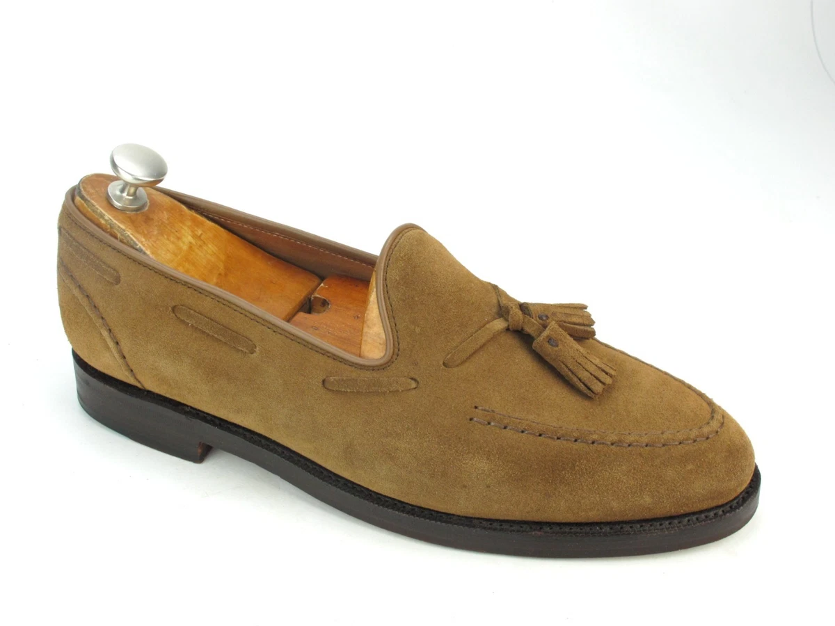 Ralph Lauren Perrin Loafer Mens 9D Olive Calf Suede Italy Stirrup New In Box Ralph Lauren Suede Men main image 3