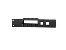 19" Firewalla Purple Rack Mount - 1U w/2 Keystones Modular 