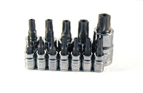 Atd Tools 13778 12 Pc. 5 Lobe Star Plus Tamperproof Bit Socket Set