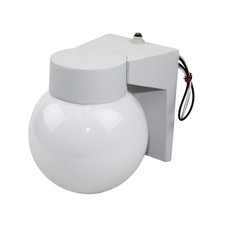 MAXLITE BUFFALO 8223 LINTERNA GLOBO EXTERIOR LÁMPARA, FOTOCÉLULA, BLANCO