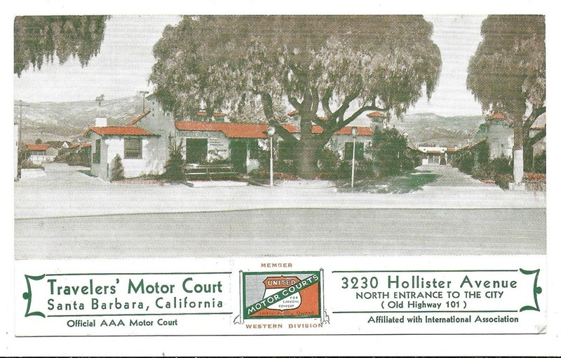 Santa Barbara, CA - Travelers' Motor Lodge, 3230 Hollister Avenue, Old Hwy 101