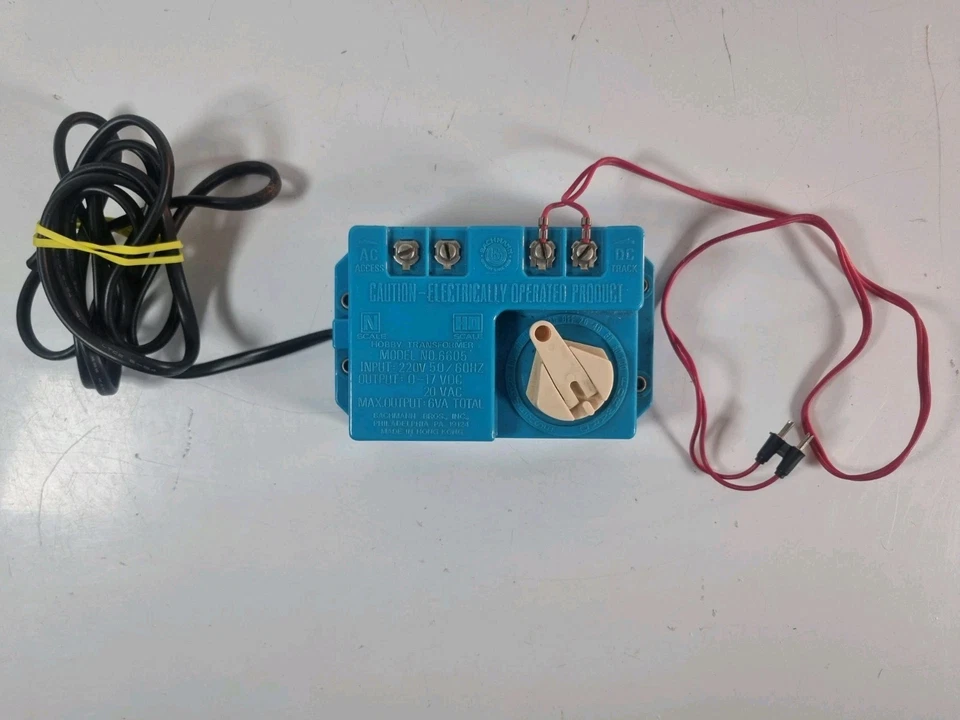 Bachmann HO & N Power Pack Model 6605 Boxed Untested Parts or Repair - Image 3 of 4