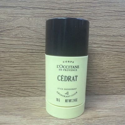 L'OCCITANE Limited Edition Cédrat Alcohol free Stick Deodorant 70G Unisex NOB