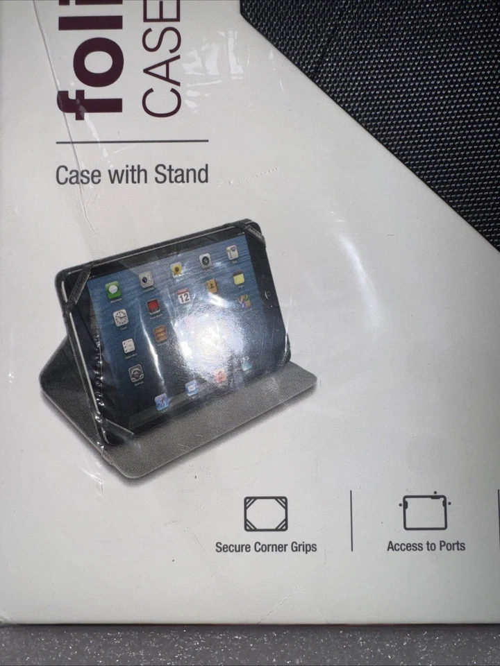 Targus Foliostand Case W/ Stand | Fits iPad Mini 3, 2 & 1 | New, Gray! - Image 3 of 4