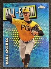 2025 Topps Chrome Logofractor Paul Skenes Chrome All-Etch #CAE-18 Pirates